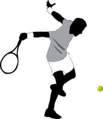 Tennis Squash Spieler