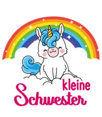 Ich bin die kleine Schwester - mit Einhorn