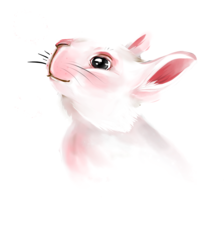 Hase mit Pusteblume I Kaninchen I Osterhase I Oster Hase I Häschen