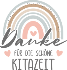 Danke für die schöne Kitazeit Boho Regenbogen Shirts & Mehr Shirtracer