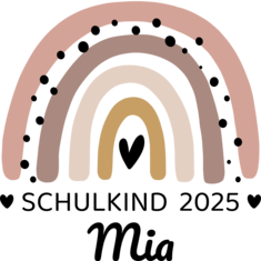 Regenbogen Schulkind 2025
