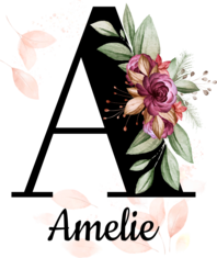 Buchstabe anpassbar mit Name I Geschenk Initialen