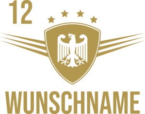 Deutschland mit Namen und Nummer