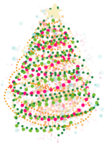 Merry Christmas Weihnachtsbaum mit Name