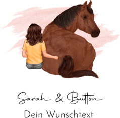 Pferdemädchen Namen - Pferde Mädchen Geschenk