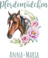 Pferdemädchen Geschenk Pferd mit Name personalisiert I Pferdeliebhaber Sparbüchse