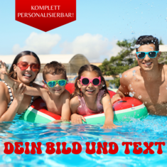 Geschenk mit eigenem Foto und Text personalisiert I Eigenes Bild I Custom Photo Text