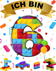 Ich bin 6 Bausteine
