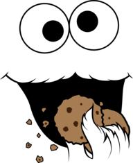 Keks Monster I Krümelmonster I Cookie Monster Fastnacht I Fasnacht I Fasnet