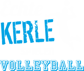 Echte Kerle spielen Volleyball