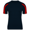 Dunkelblau/Rot