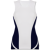Weiß/Navy Blau