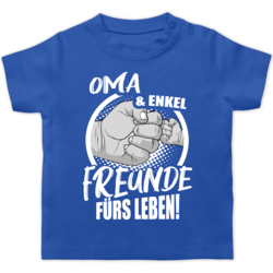 Baby T-Shirt Kurzarm Partner-Look Familie Baby Oma /& Enkel Freunde f/ürs Leben!