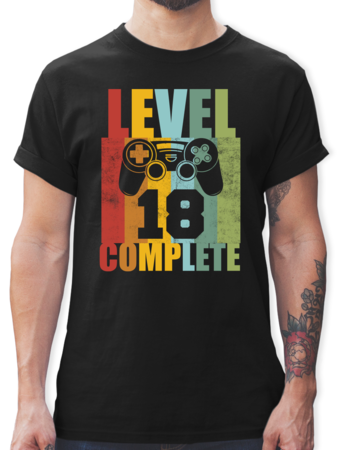 Level 18 Complete Geburtstag Vintage Tshirt Rucksack Shirtracer Level 18 Complete Geburtstag Vintage Tshirt Rucksack Shirtracer