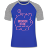 Royalblau/Grau meliert