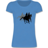 Blau meliert