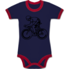Navy Blau/Rot