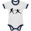 Weiß/Navy Blau