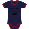 Navy Blau/Rot