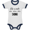 Weiß/Navy Blau