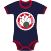 Navy Blau/Rot