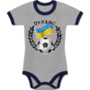 Grau meliert/Navy Blau