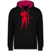 Schwarz/Fuchsia