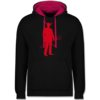 Schwarz/Fuchsia