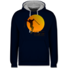 Navy Blau/Grau meliert
