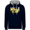 Navy Blau/Grau meliert