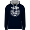 Navy Blau/Grau meliert
