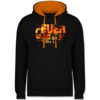 Schwarz/Orange