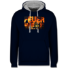 Navy Blau/Grau meliert