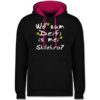Schwarz/Fuchsia