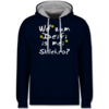 Navy Blau/Grau meliert