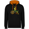 Schwarz/Orange