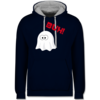 Navy Blau/Grau meliert
