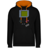 Schwarz/Orange