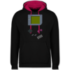 Schwarz/Fuchsia