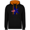 Schwarz/Orange
