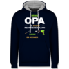 Navy Blau/Grau meliert