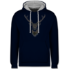 Navy Blau/Grau meliert