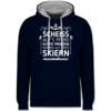 Navy Blau/Grau meliert