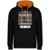 Schwarz/Orange