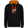 Schwarz/Orange