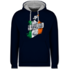 Navy Blau/Grau meliert