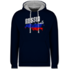 Navy Blau/Grau meliert