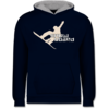 Navy Blau/Grau meliert