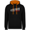 Schwarz/Orange