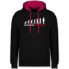 Schwarz/Fuchsia